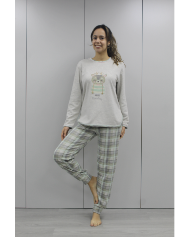 1340 PIJAMA SEÑORA ALGODÓN